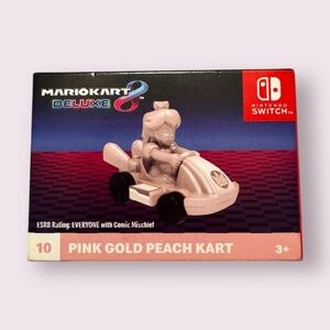 NWT Mario Kart 8 Deluxe Rose Gold Peach Kart McDonald’s Toy